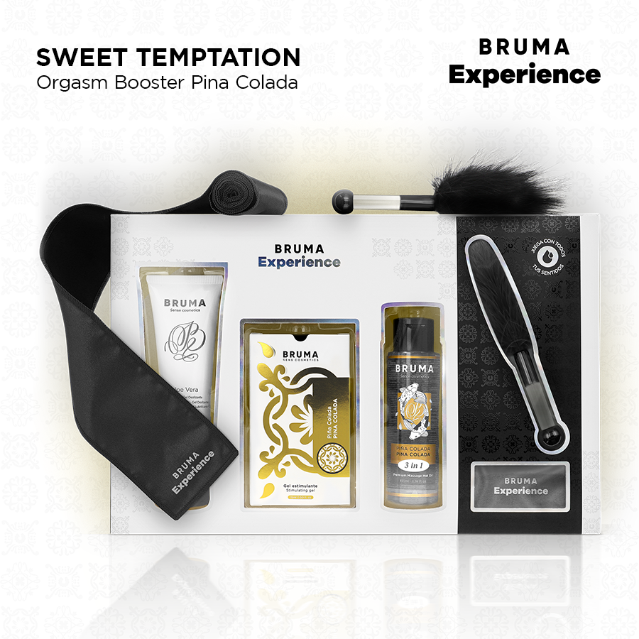BRUMA XPERIENCE - PACK TENTACIÓN DE PIÑA COLADA DULCE CON POTENCIADOR DEL ORGASMO