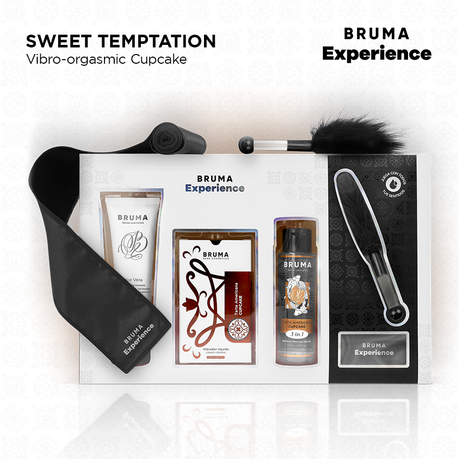 BRUMA XPERIENCE - KIT DULCE TENTACIÓN PASTEL AMERICANO VIBRO-ORGÁSMICO