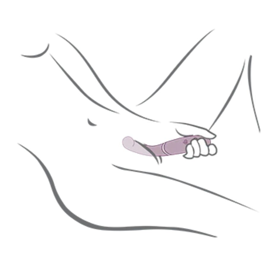 ROCKS-OFF - GEMINI DUAL VIBRATOR G-SPOT CLITORIS STIMULATOR PURPLE