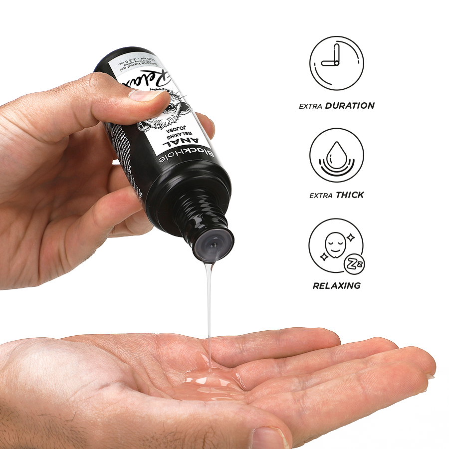 BLACK HOLE - RELAJANTE ANAL JOJOBA RELAX BASE DE SILICONA 100 ML