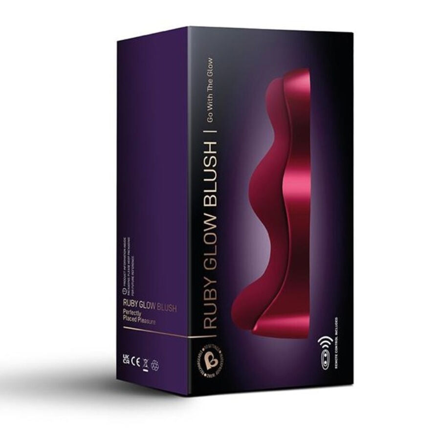 ROCKS-OFF - VIBRADOR DE PUNTO G RUBY GLOW BLUSH RED