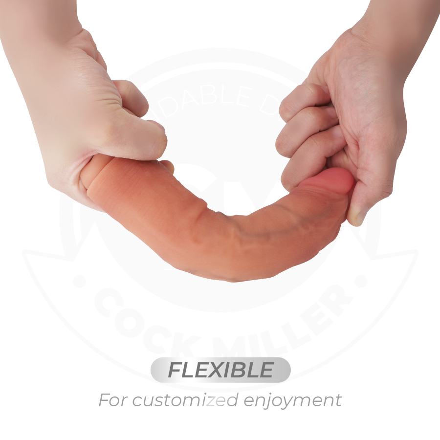 COCK MILLER - REALISTIC DILDO WITH SUCTION CUP AND REMOTE CONTROL VIBRATION 19.5 CM