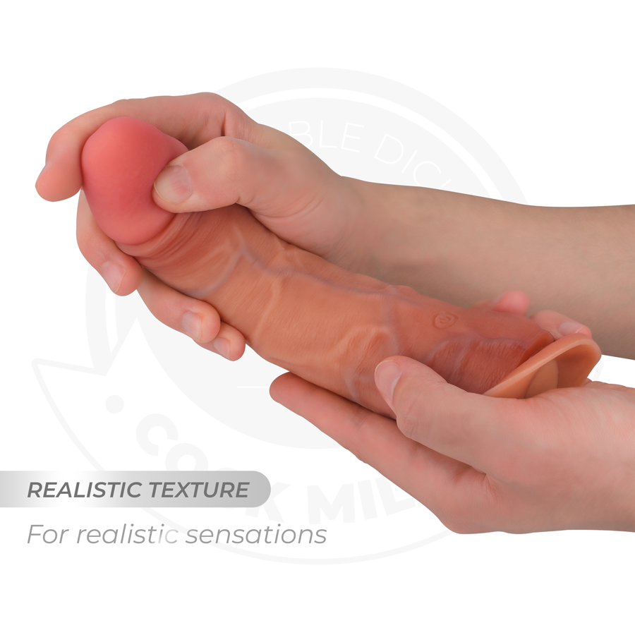 COCK MILLER - HYPER-REALISTIC DILDO WITH SUCTION CUP AND THRUSTING WITH REMOTE CONTROL 19.5 CM