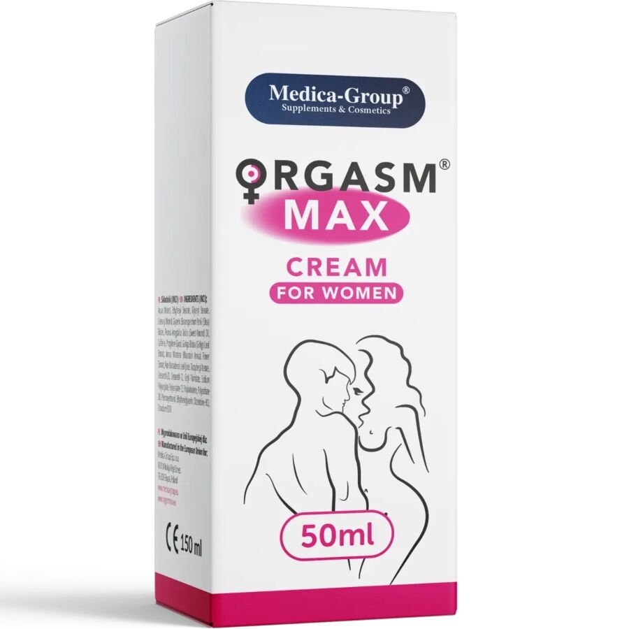 MEDICA GROUP - CREMA ÍNTIMA ORGASM MAX PARA MUJER 50 ML