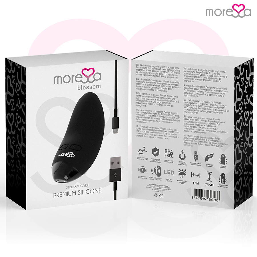 MORESSA - VIBRADOR BLOSSOM BLACK