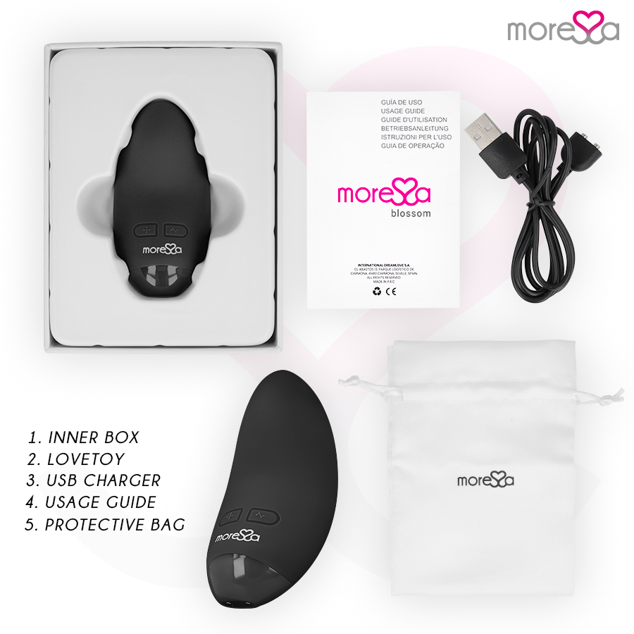 MORESSA - VIBRADOR BLOSSOM BLACK