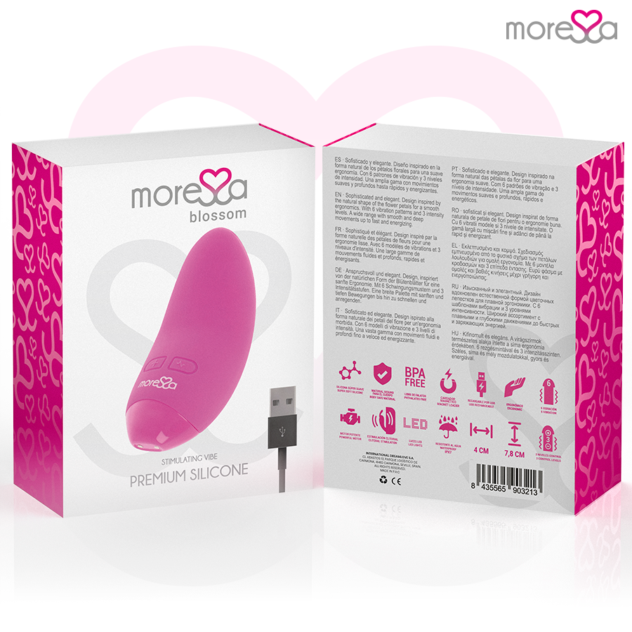 MORESSA - VIBRADOR ROSA FLORIDO