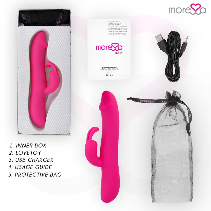 MORESSA - MOLLY PREMIUM SILICONE RECARREGÁVEL