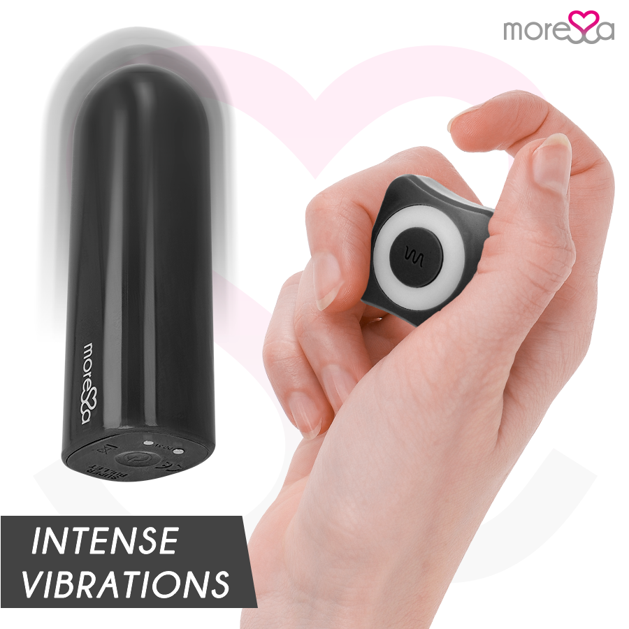 MORESSA - NIX VIBRADOR CONTROL REMOTO NEGRO