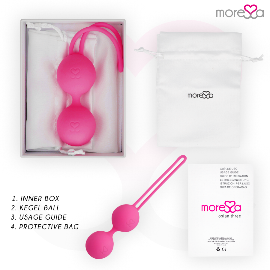 MORSSA - OSIAN TRÊS SILICONE PREMIUM ROSA