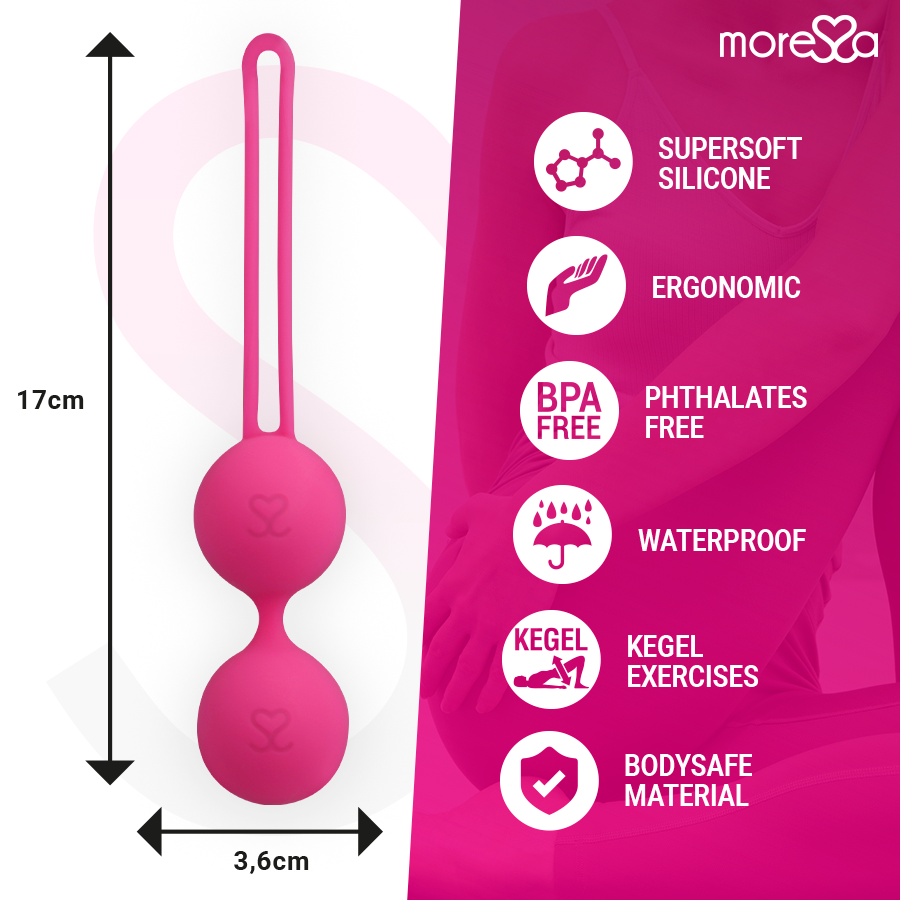 MORSSA - OSIAN TRÊS SILICONE PREMIUM ROSA