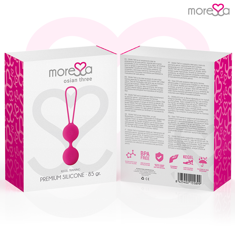 MORSSA - OSIAN TRÊS SILICONE PREMIUM ROSA