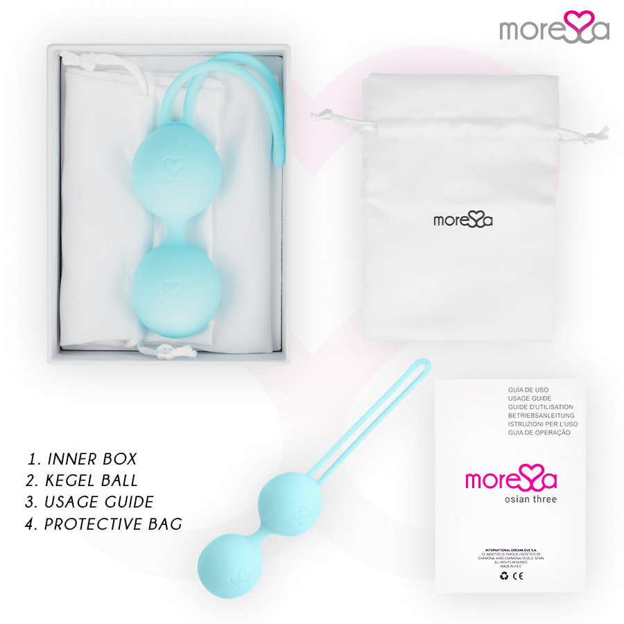 MORESSA - OSIAN TRÊS SILICONE PREMIUM TURQUESA