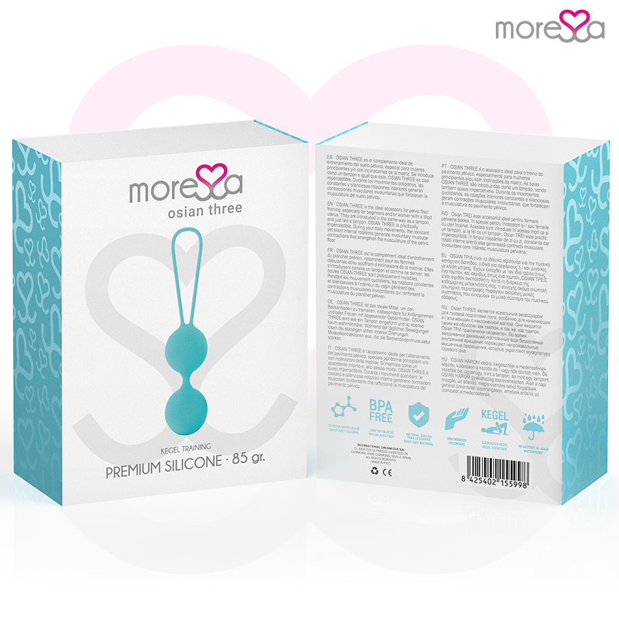 MORESSA - OSIAN TRÊS SILICONE PREMIUM TURQUESA