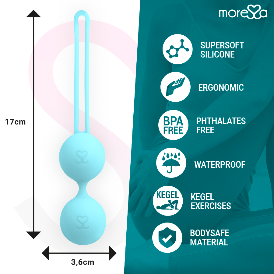 MORESSA - OSIAN TRÊS SILICONE PREMIUM TURQUESA