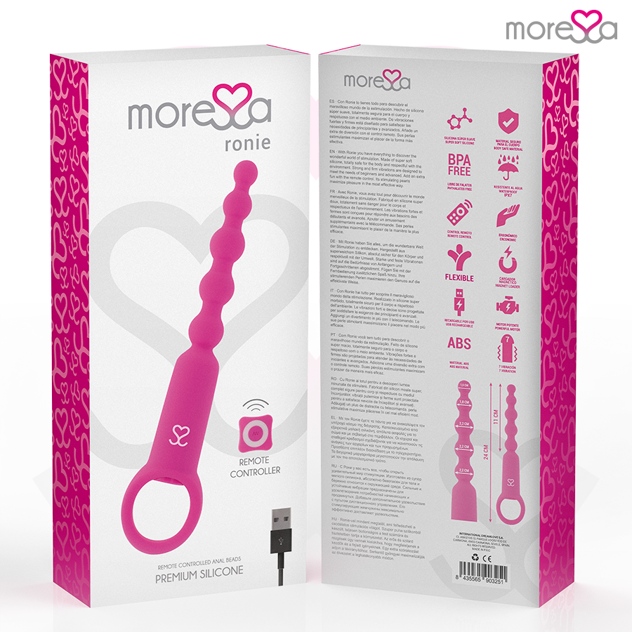 MORESSA - RONIE CONTROL REMOTO PLACER ANAL ROSA