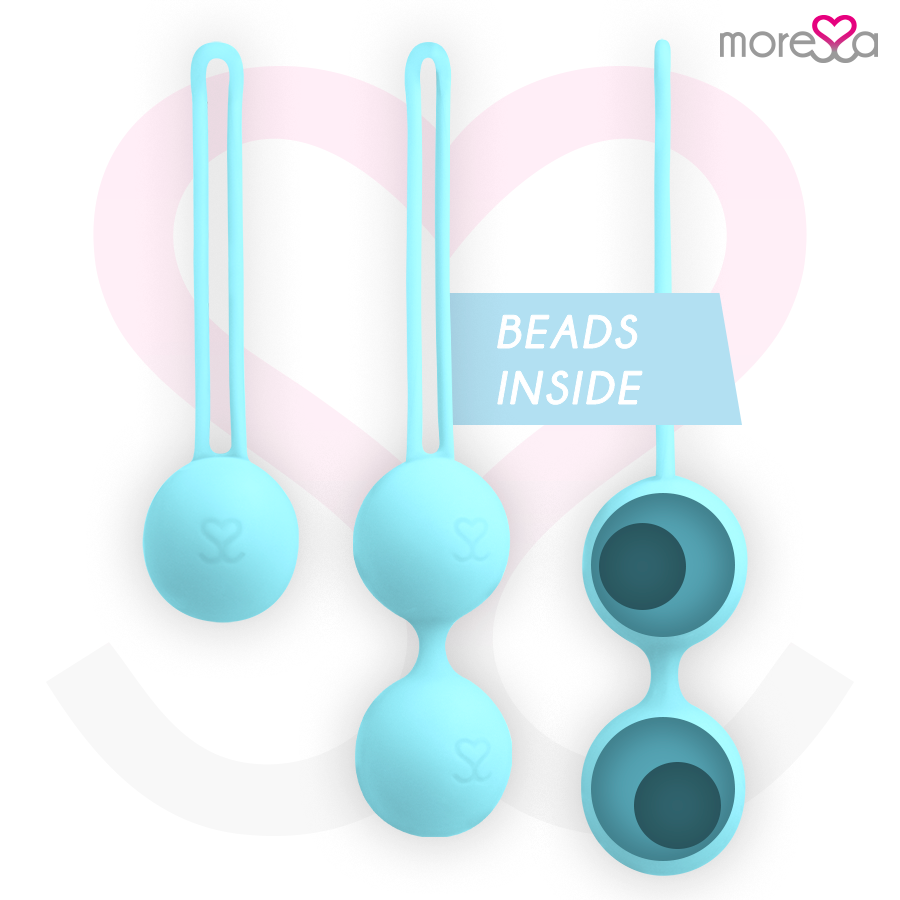 MORESSA - CONJUNTO OSIAN PREMIUM DE SILICONE TURQUESA
