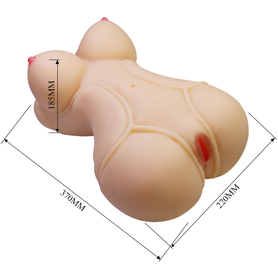 CRAZY BULL - DIANA TORSO FEMININO REALISTA COM VAGINA E ÂNUS 5 KG