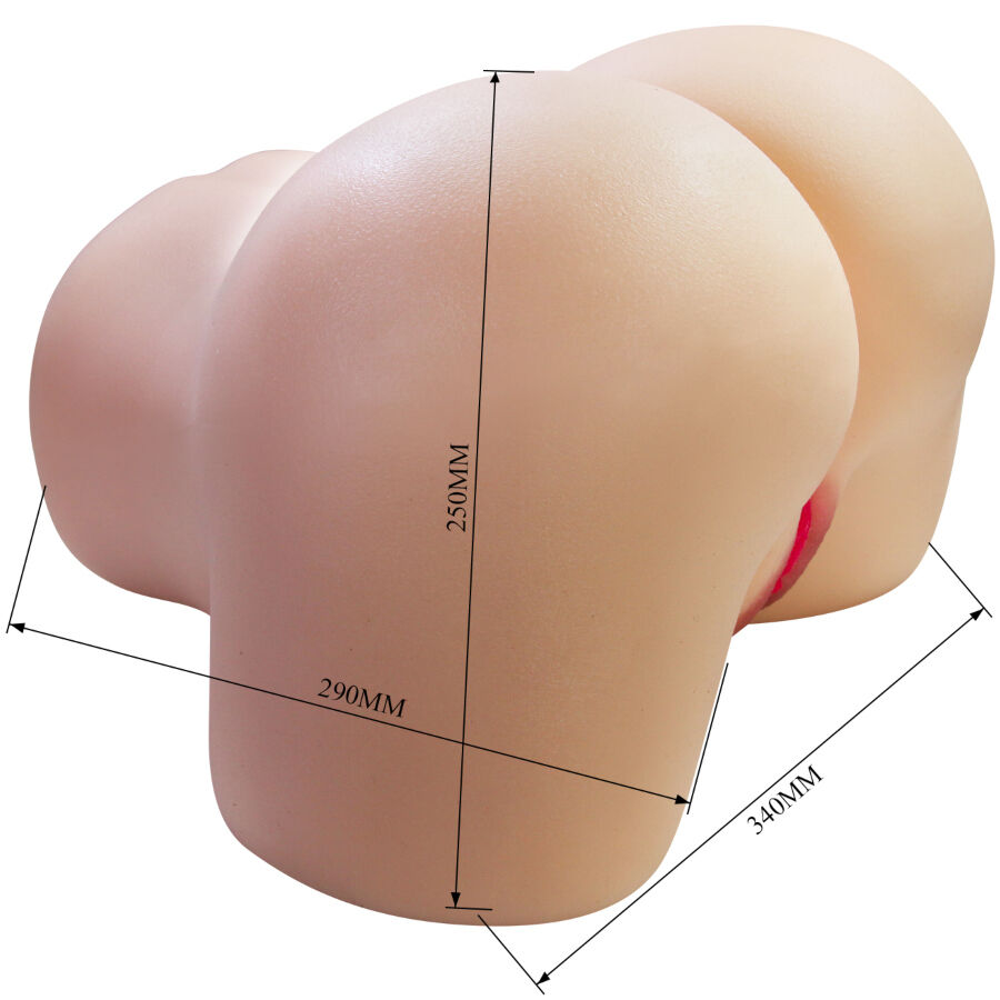 CRAZY BULL - JÚLIA - RABO, VAGINA E ÂNUS FEMININOS REALISTAS - 11 KG
