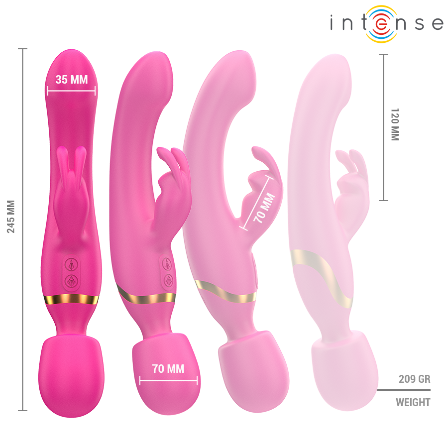 INTENSE - WINONA DOUBLE VIBRATOR RABBIT & WAND