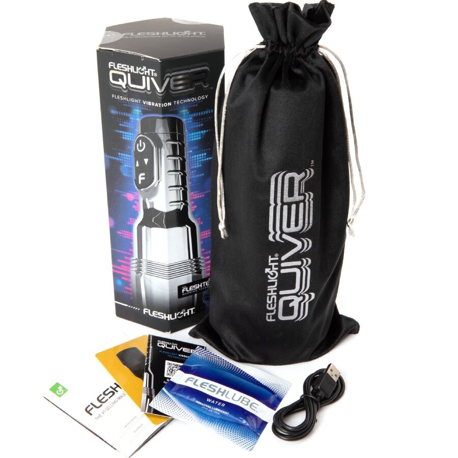 FLESHLIGHT - QUIVER RECHARGEABLE VIBRATING MASTURBATOR VAGINA