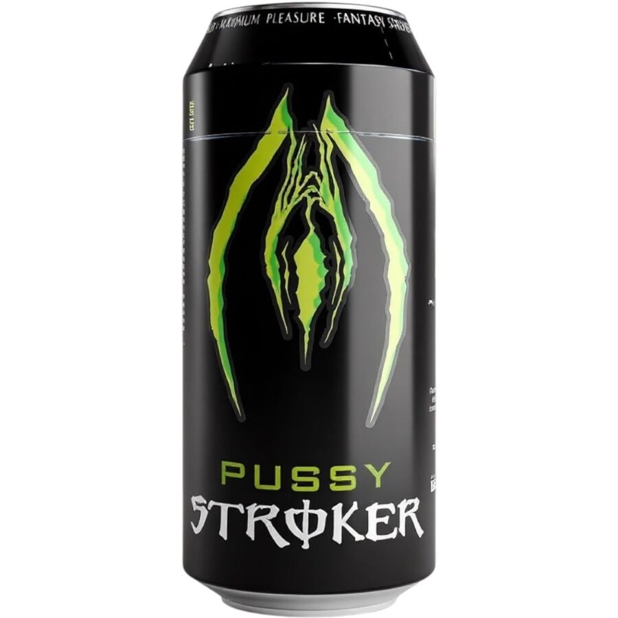 ALIVE - PUSSY STROKER MALE MASTURBATOR VAGINA ENERGETIC DRINK CAN