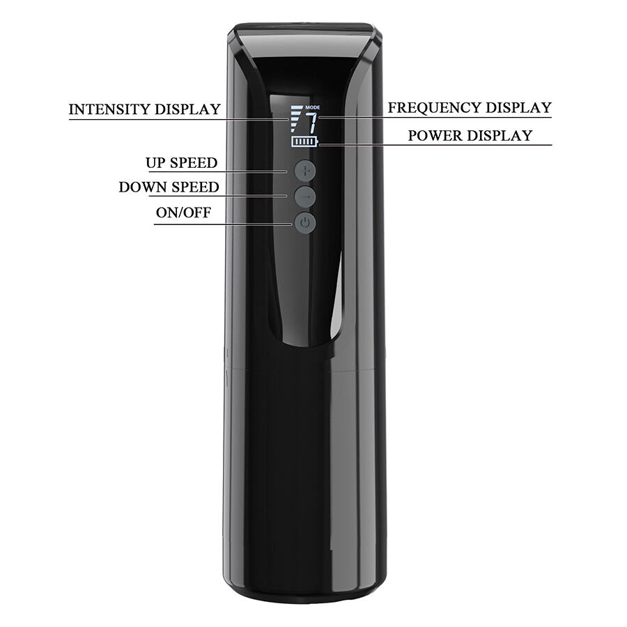 PRETTY LOVE - LARISSA SUCTION MASTURBATOR WITH VIBRATION + SUPPORT