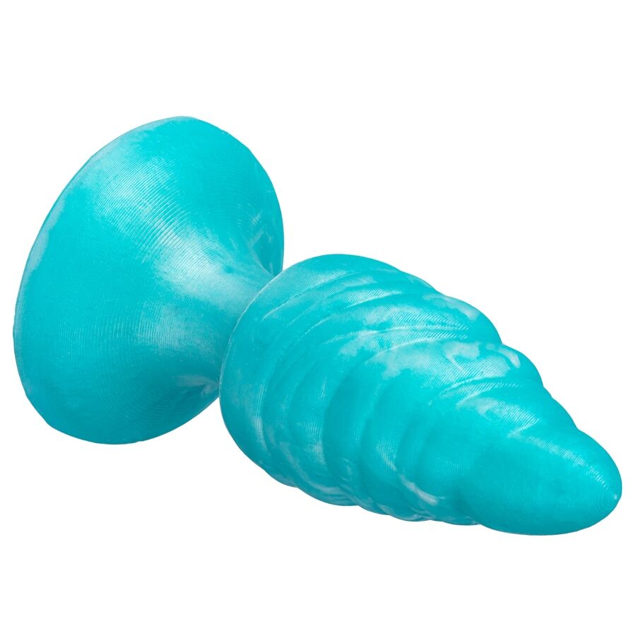 SILEXD - MELTY ANAL PLUG FANTASY LIQUID SILICONE THERMOREACTIVE CELESTIAL BLUE 9.2 CM