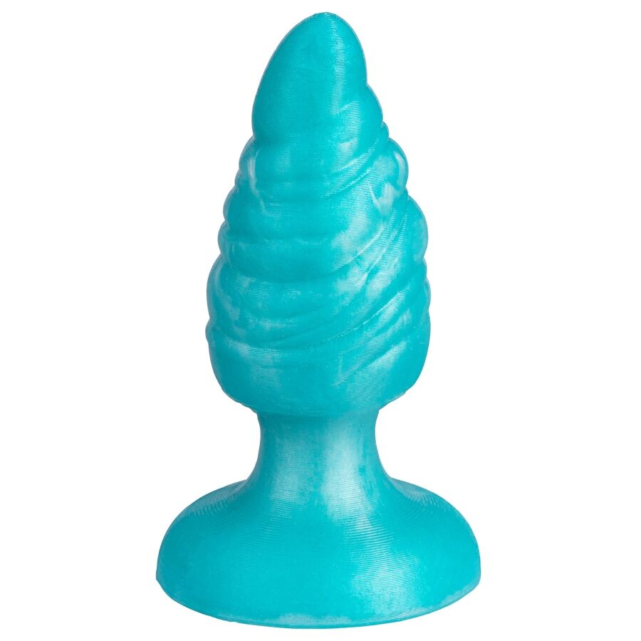 SILEXD - MELTY ANAL PLUG FANTASY LIQUID SILICONE THERMOREACTIVE CELESTIAL BLUE 9.2 CM