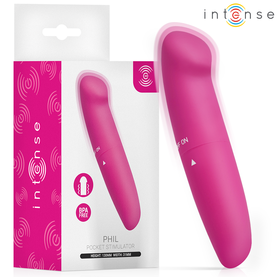 INTENSE - PHIL G-SPOT VIBRATOR PINK 13 CM