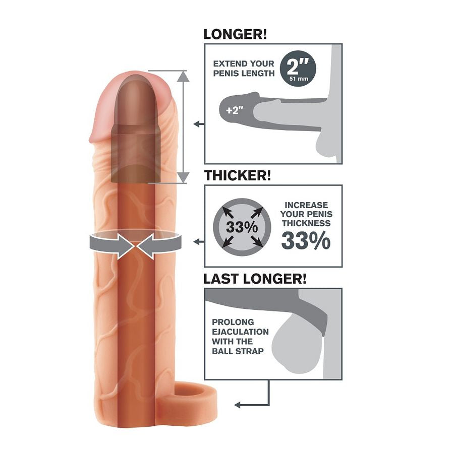 FANTASY X- TENSIONS - CORREA DE BOLAS DE EXTENSIÓN PERFECT 2 PIEL