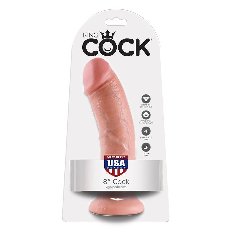 KING COCK - DILDO DE CARNE DE 20,3 CM