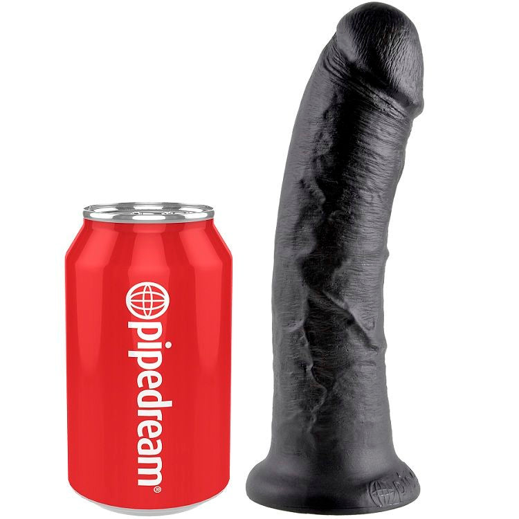 KING COCK - DILDO PRETO DE 20,3 CM