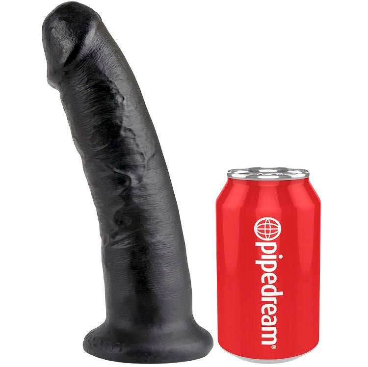 KING COCK - DILDO PRETO DE 22,9 CM