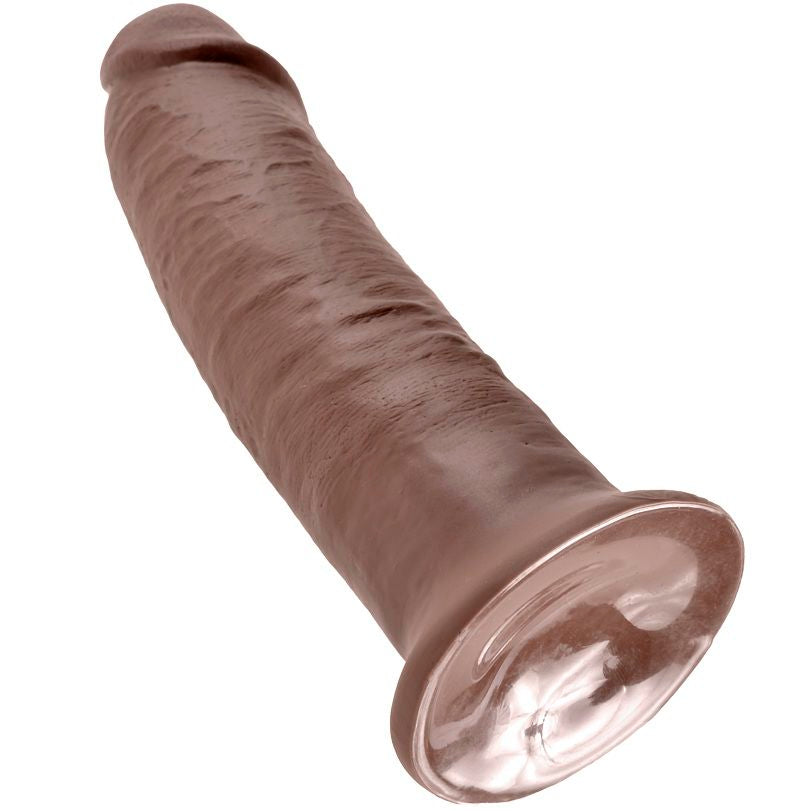KING COCK - DILDO CASTANHO DE 25,4 CM (10 POLEGADAS)