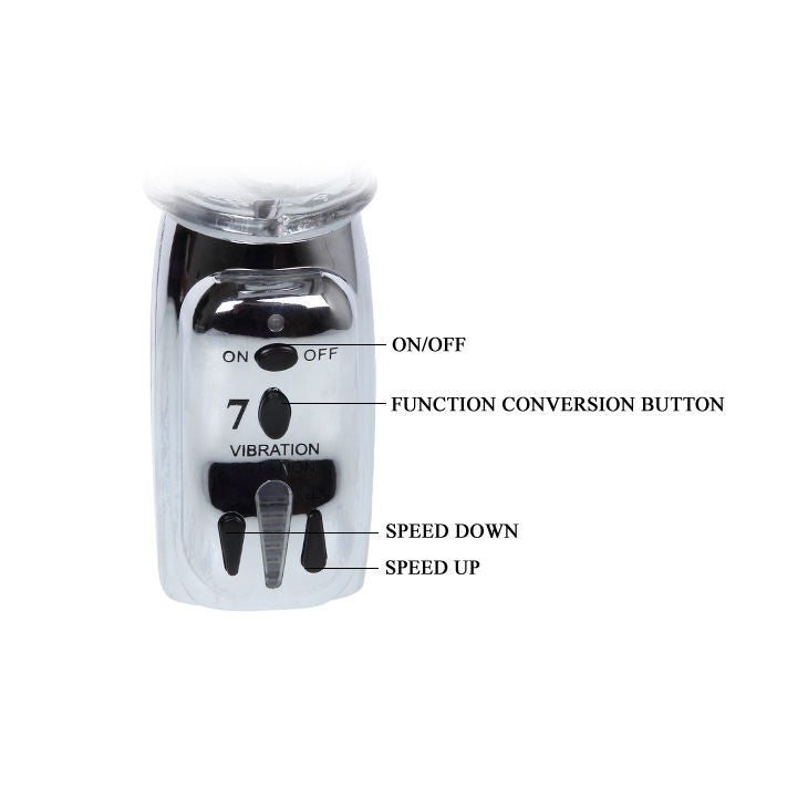 BAILE - AMOUR MISSILE ROTADOR TRANSPARENTE 26,5 CM