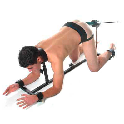 METAL HARD - BDSM DE PRISIÓN CON ACCESORIO DE PENETRACIÓN