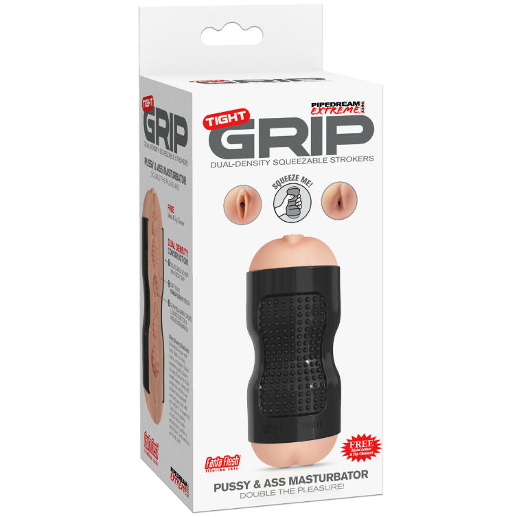 JUGUETES EXTREMOS - PIPEDRAM VAGINA APRETADA Y MASTURBADOR ANAL
