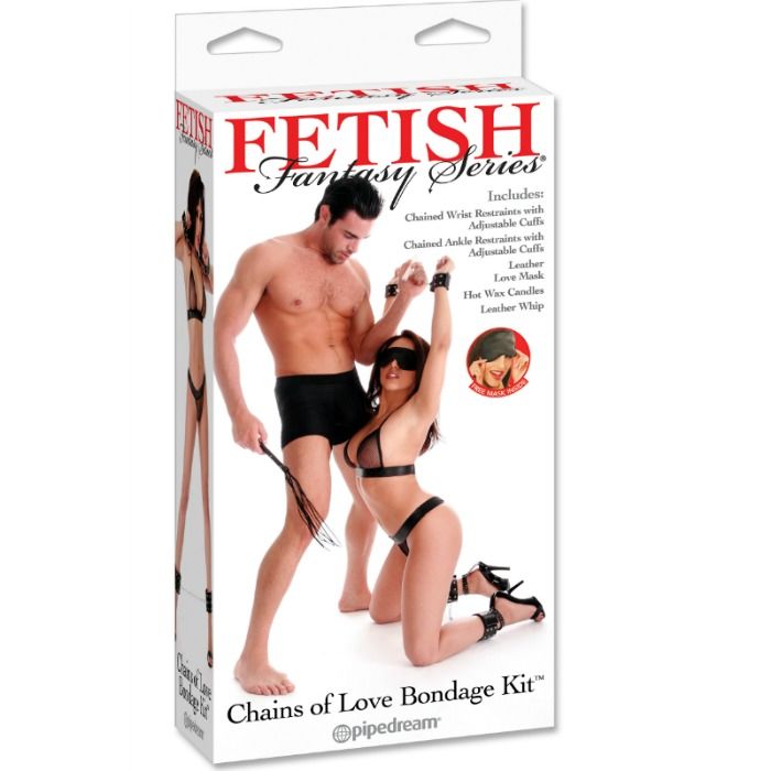 SERIE FETISH FANTASY - KIT DE BONDAGE CADENAS DE AMOR