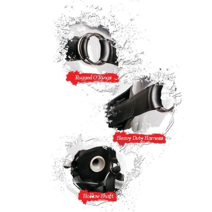 FETICHE DE FANTASIA EXTREMO - STRAP-ON OCO PRETO