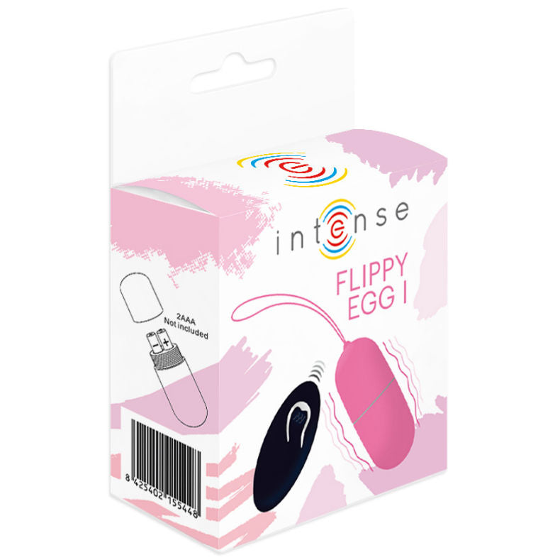 INTENSE - FLIPPY I HUEVO VIBRADOR CON CONTROL REMOTO ROSA
