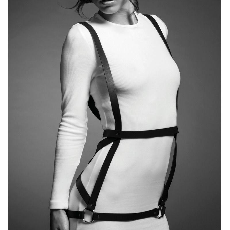 BIJOUX - INDISCRETS LABERINTO ARNÉS FORMA DE VESTIDO MARRÓN