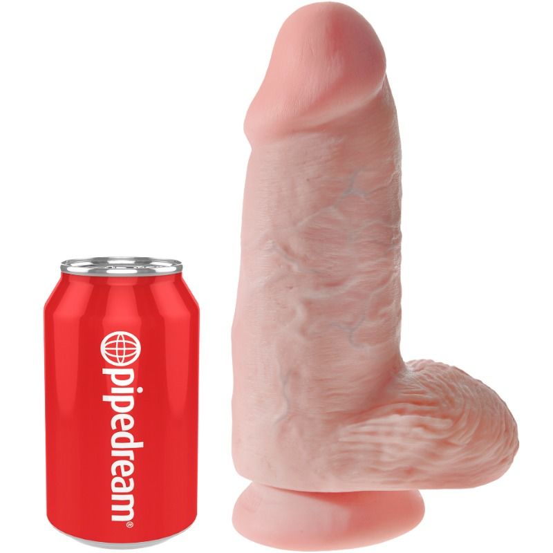 KING COCK - PÊNIS REALISTA E GORDINHO DE 23 CM
