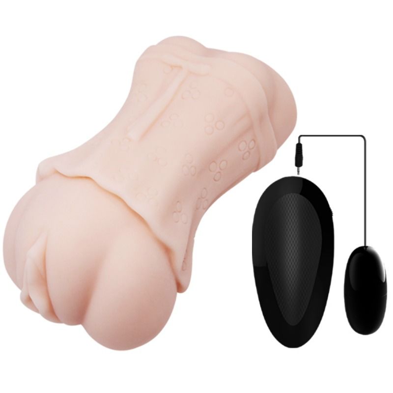 CRAZY BULL - MASTURBADOR VAGINAL DE PELE DE ÁGUA COM VIBRADOR BALA 2