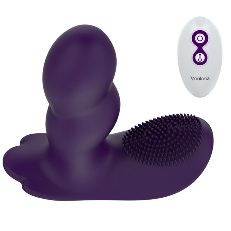 NALONE - MASSAGEADOR COM CONTROLO REMOTO LOLI - ROXO