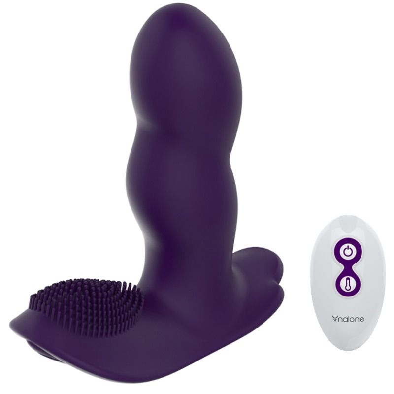 NALONE - MASSAGEADOR COM CONTROLO REMOTO LOLI - ROXO
