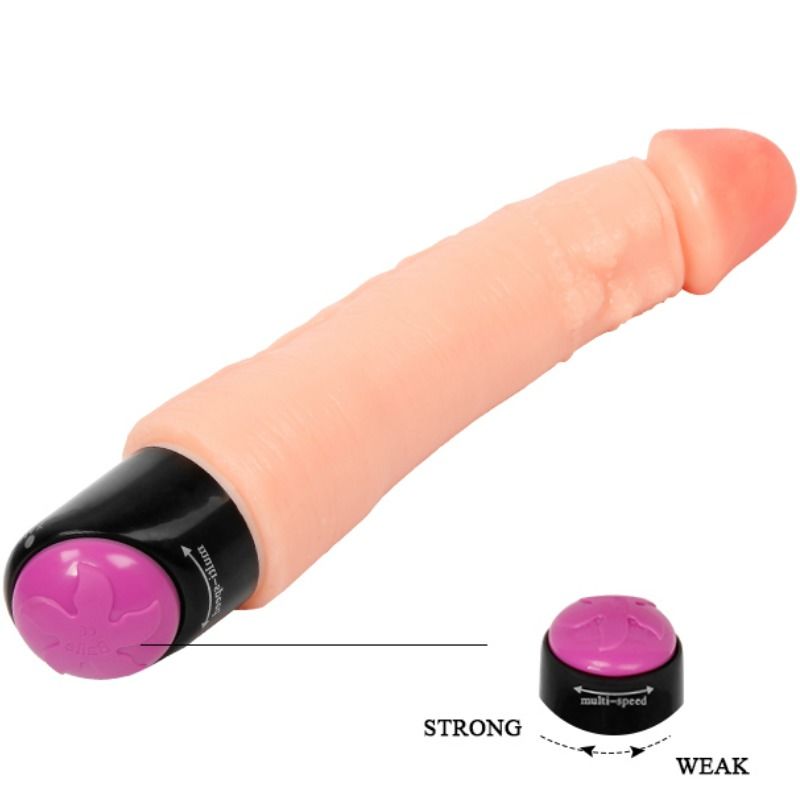 BAILE - VIBRADOR FLEXÍVEL E REALISTA DE 25 CM