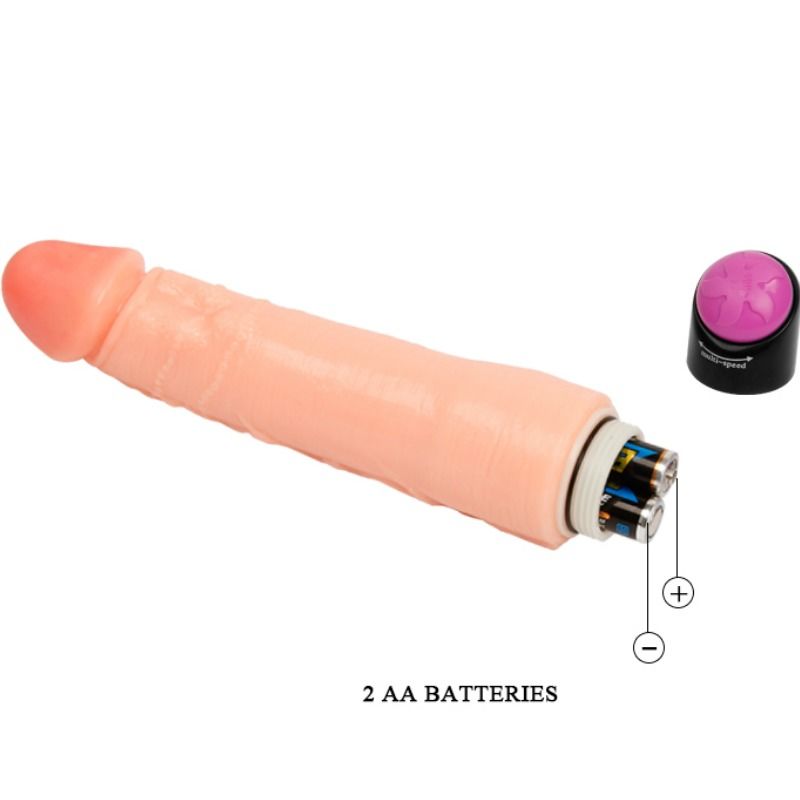 BAILE - VIBRADOR FLEXÍVEL E REALISTA DE 25 CM