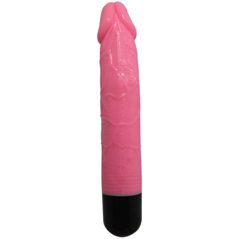 BAILE - VIBRADOR REALISTA SEXUAL COLORIDO ROSA 23 CM