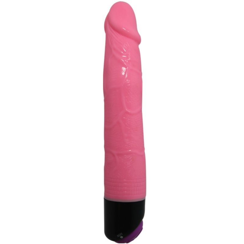 BAILE - VIBRADOR REALISTA SEXUAL COLORIDO ROSA 23 CM
